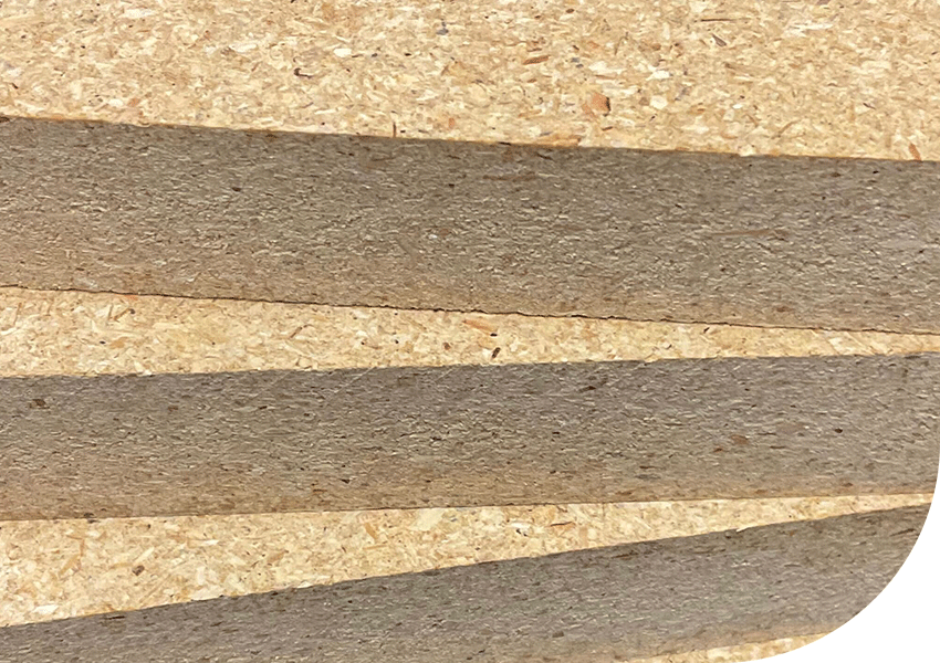 Collins UniForm Pine Particleboard, FSC-certified wood products
